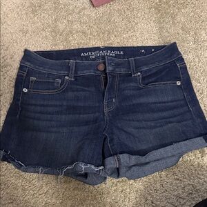 American Eagle Outfitters Dark Blue Jean Shorts